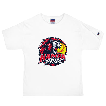 Signature | Champion T-Shirt | Nampa Pride | Lion Crest Logo