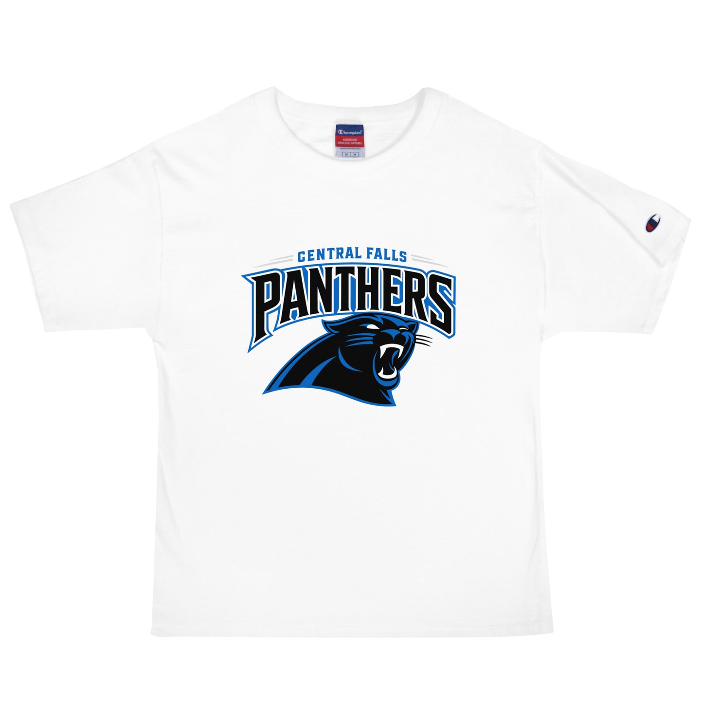 Signature | Champion T-Shirt | Central Falls Panthers | Emblem Logo