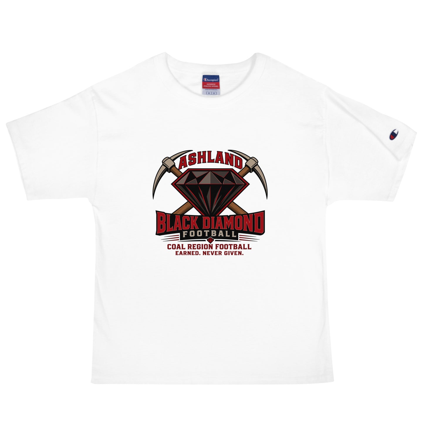 Signature | Champion T-Shirt | Ashland Black Diamonds | Vanguard Logo