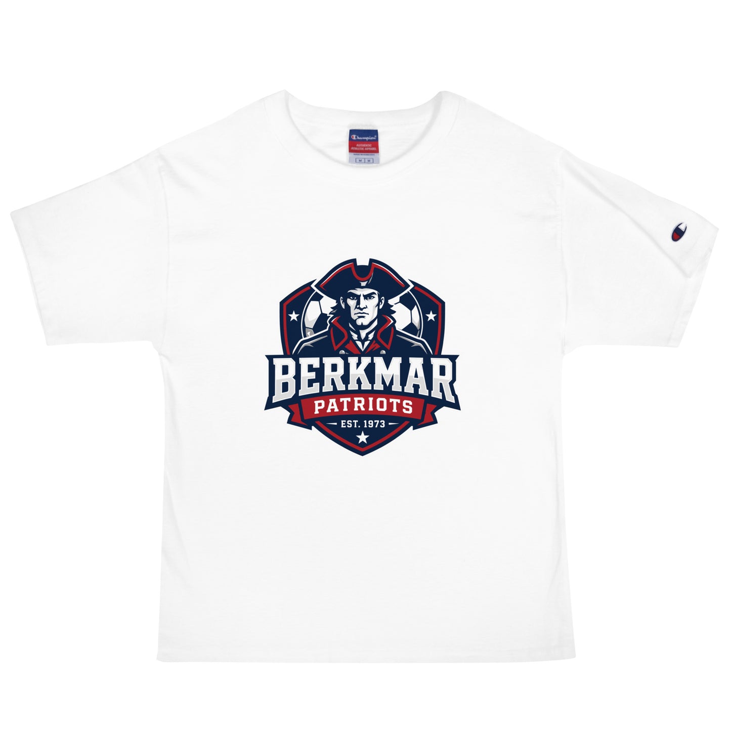 Signature | Champion T-Shirt | Berkmar High School Soccer | Shield Logo