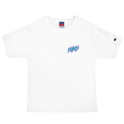 Signature | Champion T-Shirt | Khaos Softball | Script Logo