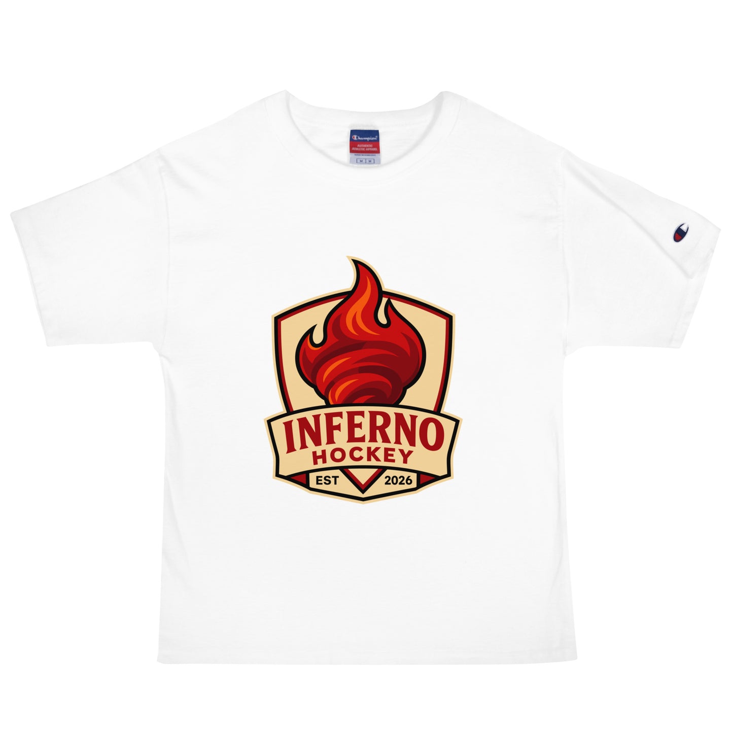 Signature | Champion T-Shirt | Inferno Hockey | Crest Logo
