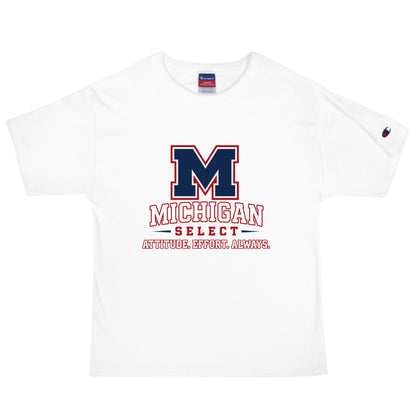 Signature | Champion T-Shirt | Michigan Select Baseball | Crest Logo