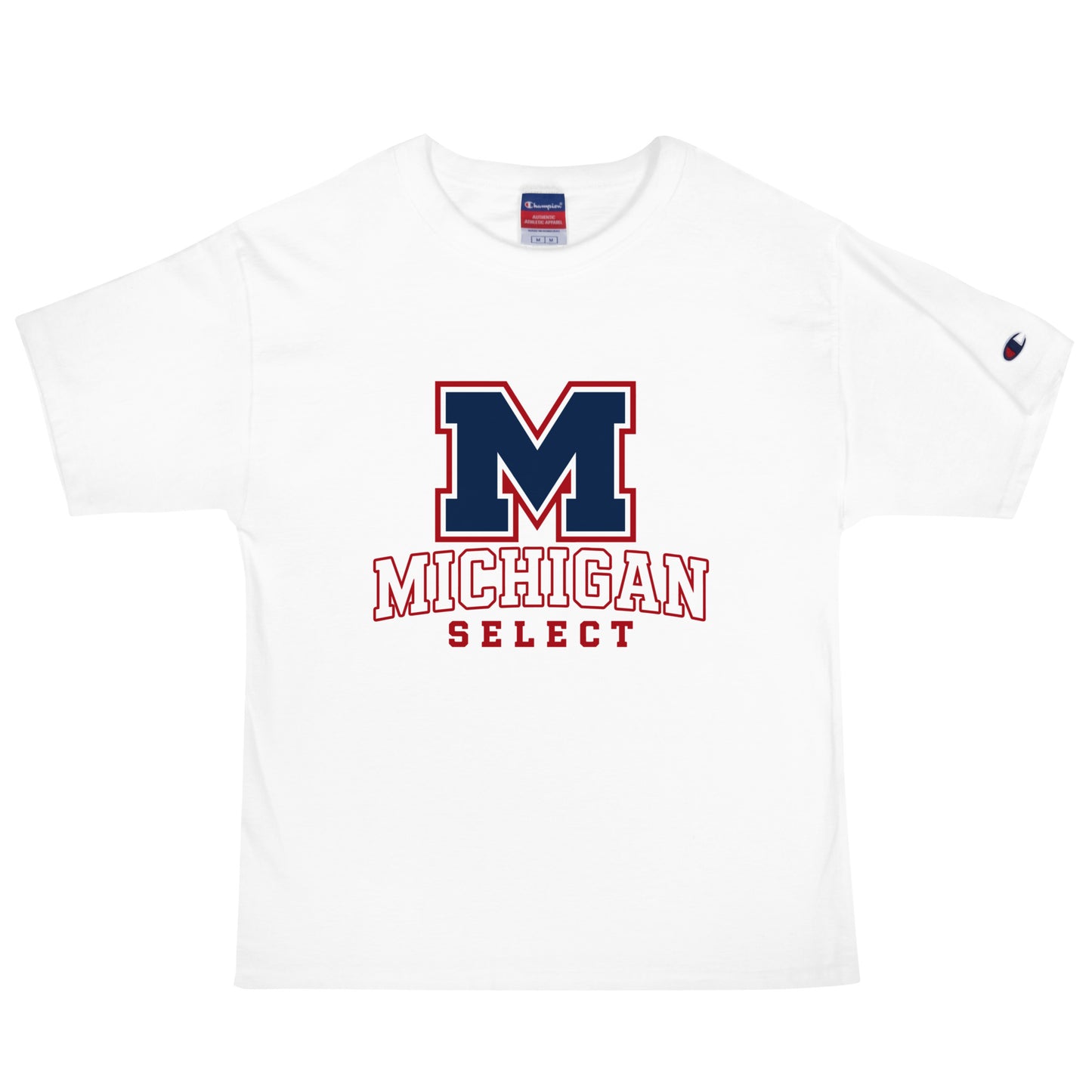 Signature | Champion T-Shirt | Michigan Select Baseball | Emblem Logo