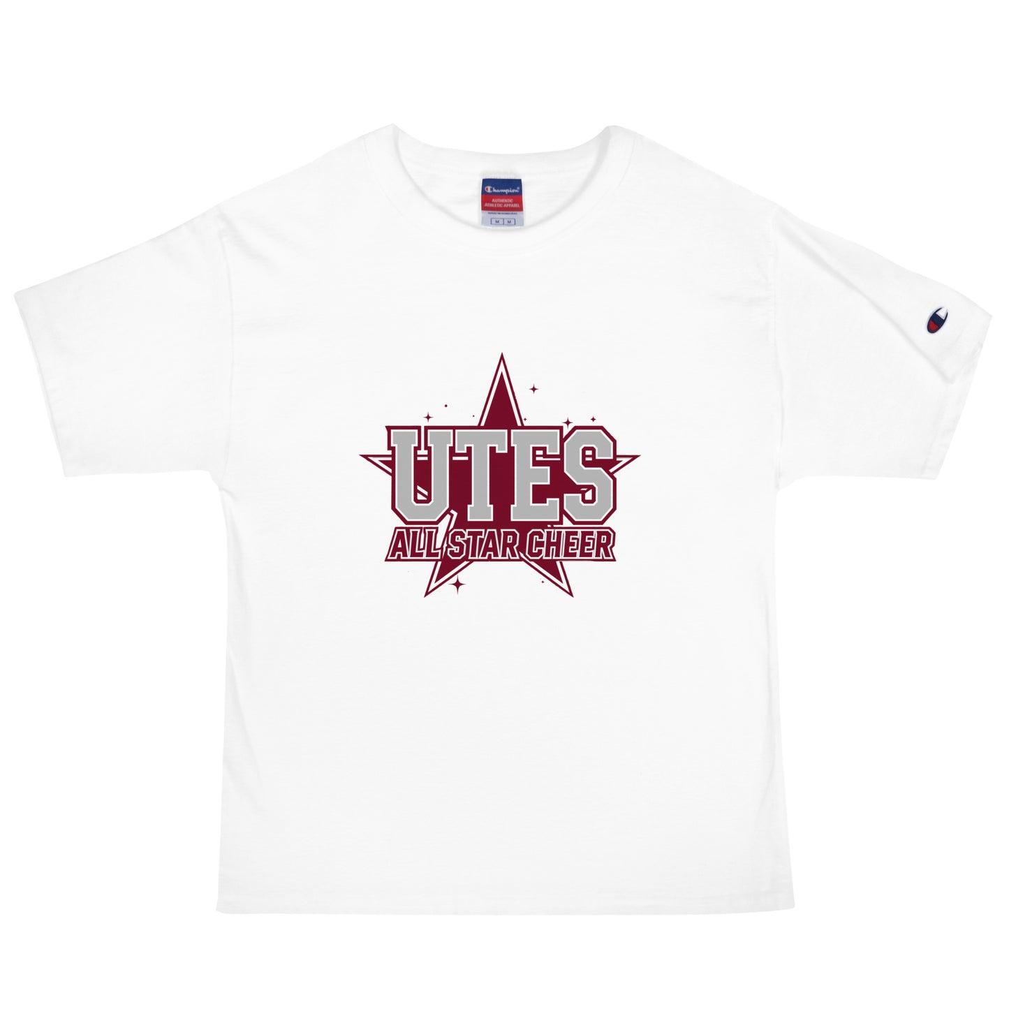 Signature | Champion T-Shirt | Utes Allstar Cheer | Crest Logo