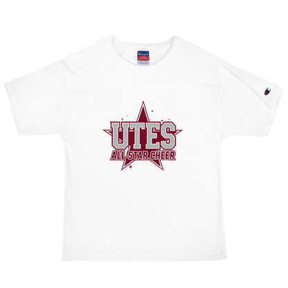 Signature | Champion T-Shirt | Utes Allstar Cheer | Crest Logo
