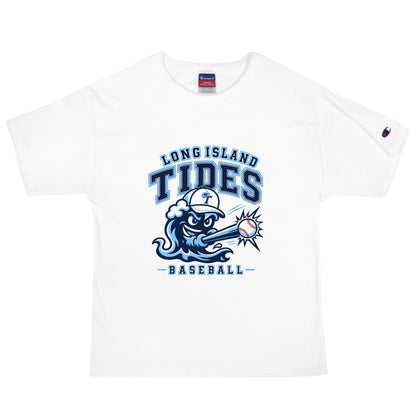Signature | Champion T-Shirt | Long Island Tides Baseball | Valor Logo