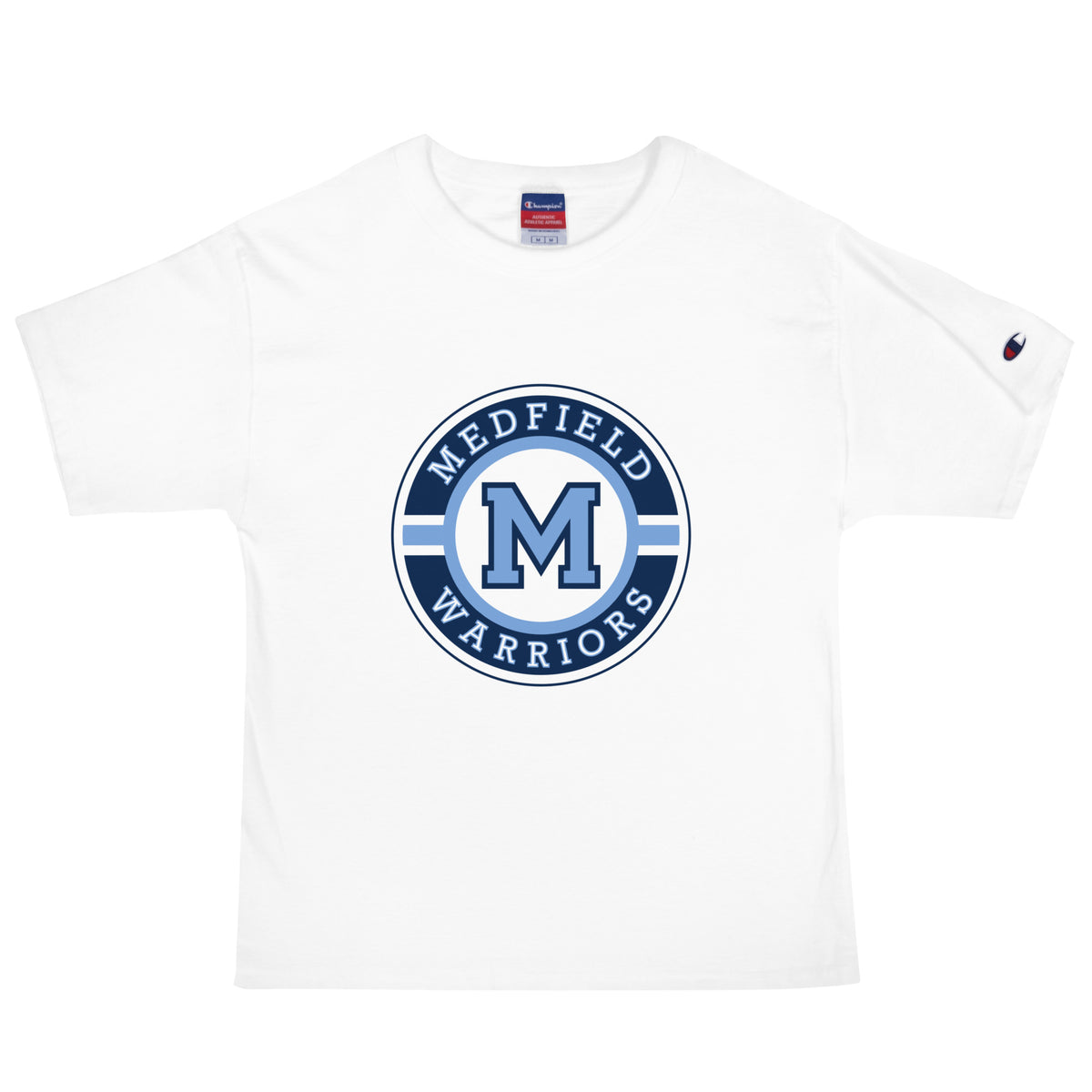 Signature | Champion T-Shirt | Medfield Softball | Badge Logo