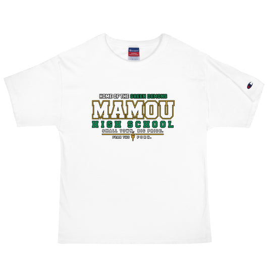 Signature | Champion T-Shirt | Mamou High School | Vanguard Logo