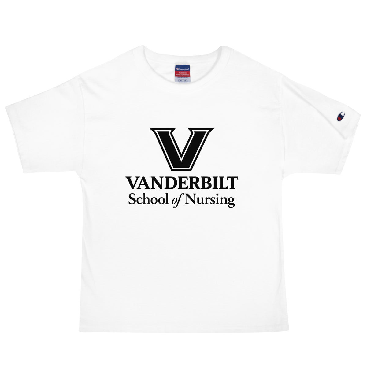 Signature | Champion T-Shirt | Grand View University Nursing | Crest Logo