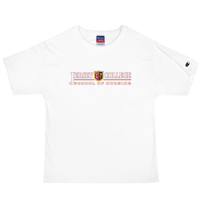 Signature | Champion T-Shirt | Grand View University Nursing | Emblem Logo
