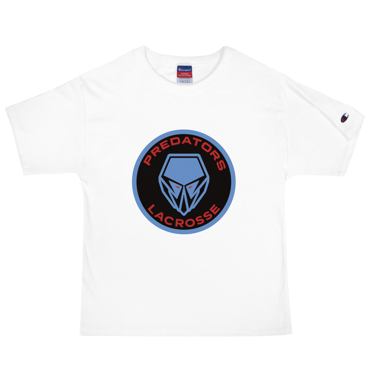Signature | Champion T-Shirt | Predators Lacrosse | Badge Logo