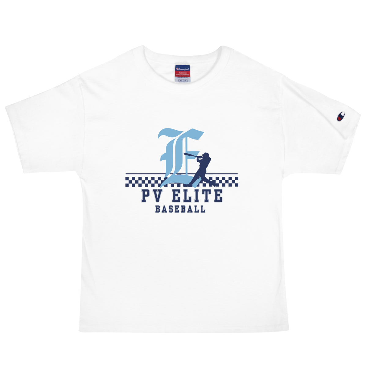 Signature | Champion T-Shirt | PV Elite 7U Baseball | Valor Logo