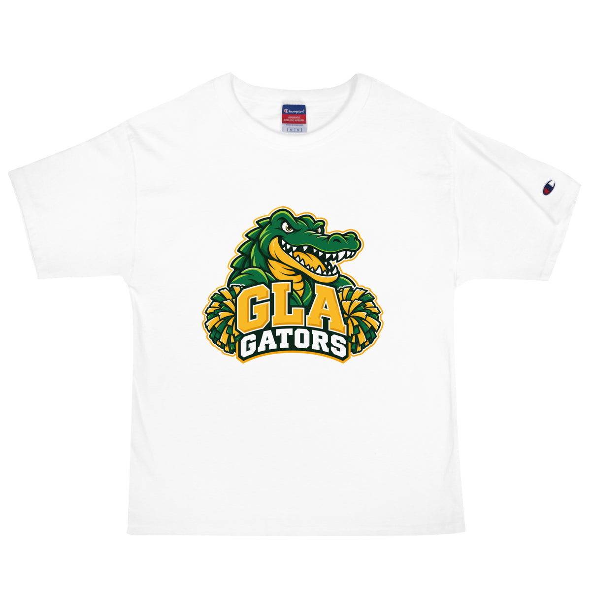 Signature | Champion T-Shirt | GLA Gators Cheer Team | Apex Gators Elite Logo