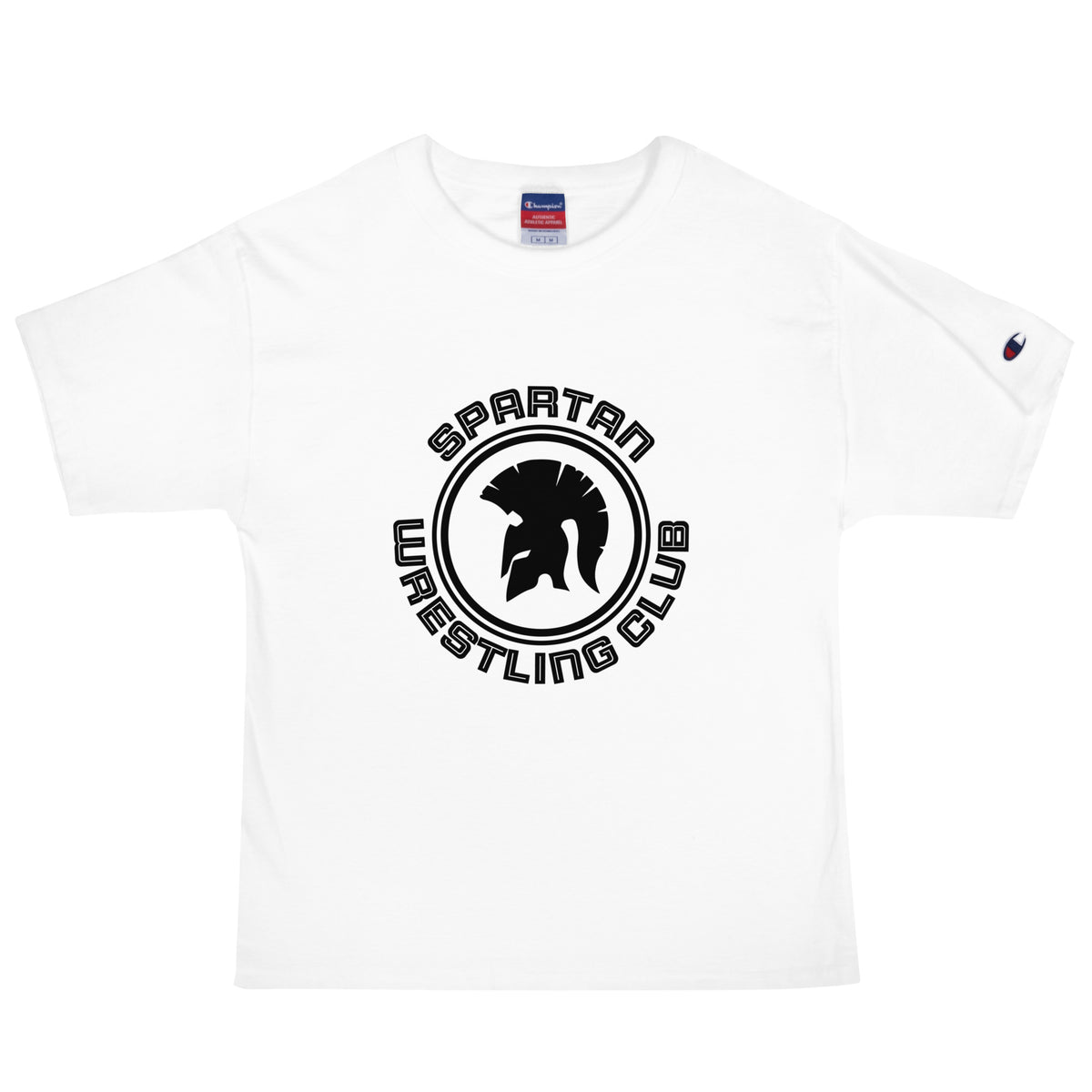 Signature | Champion T-Shirt | Spartan Wrestling Club | Crest Logo