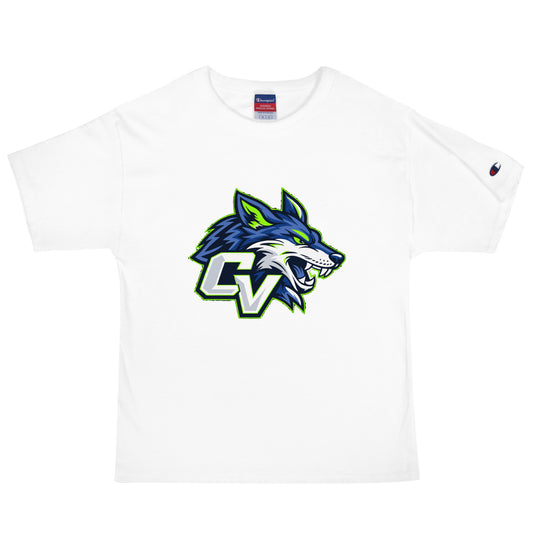 Signature | Champion T-Shirt | Cumberland Valley Coyotes Football | Crest Logo