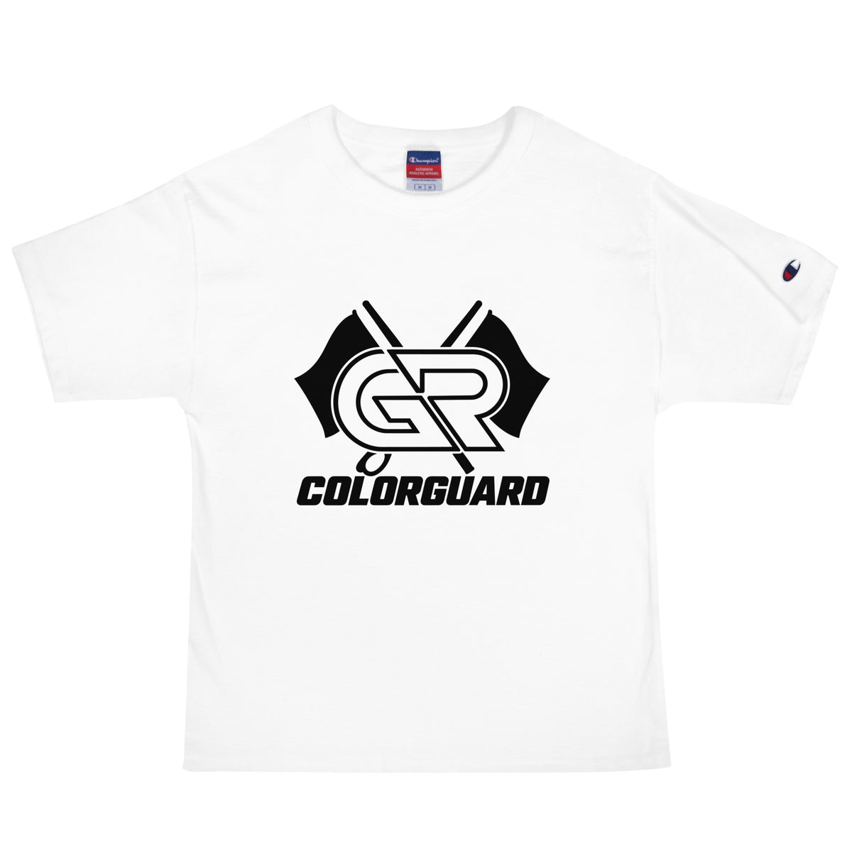 Signature | Champion T-Shirt | George Ranch High School Colorguard | Crest Logo