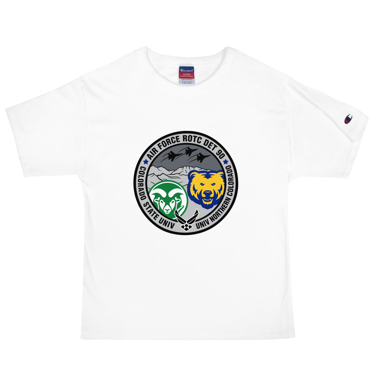 Signature | Champion T-Shirt | Colorado State Detachment 90 | Badge Logo