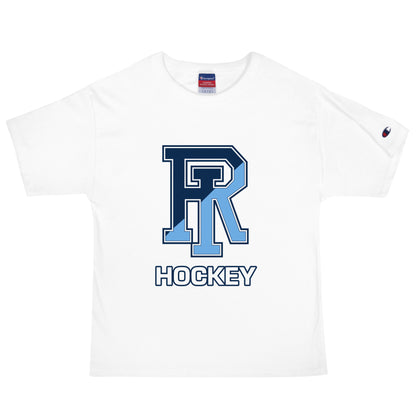 Signature | Champion T-Shirt | URI Men’s Hockey | Crest Logo