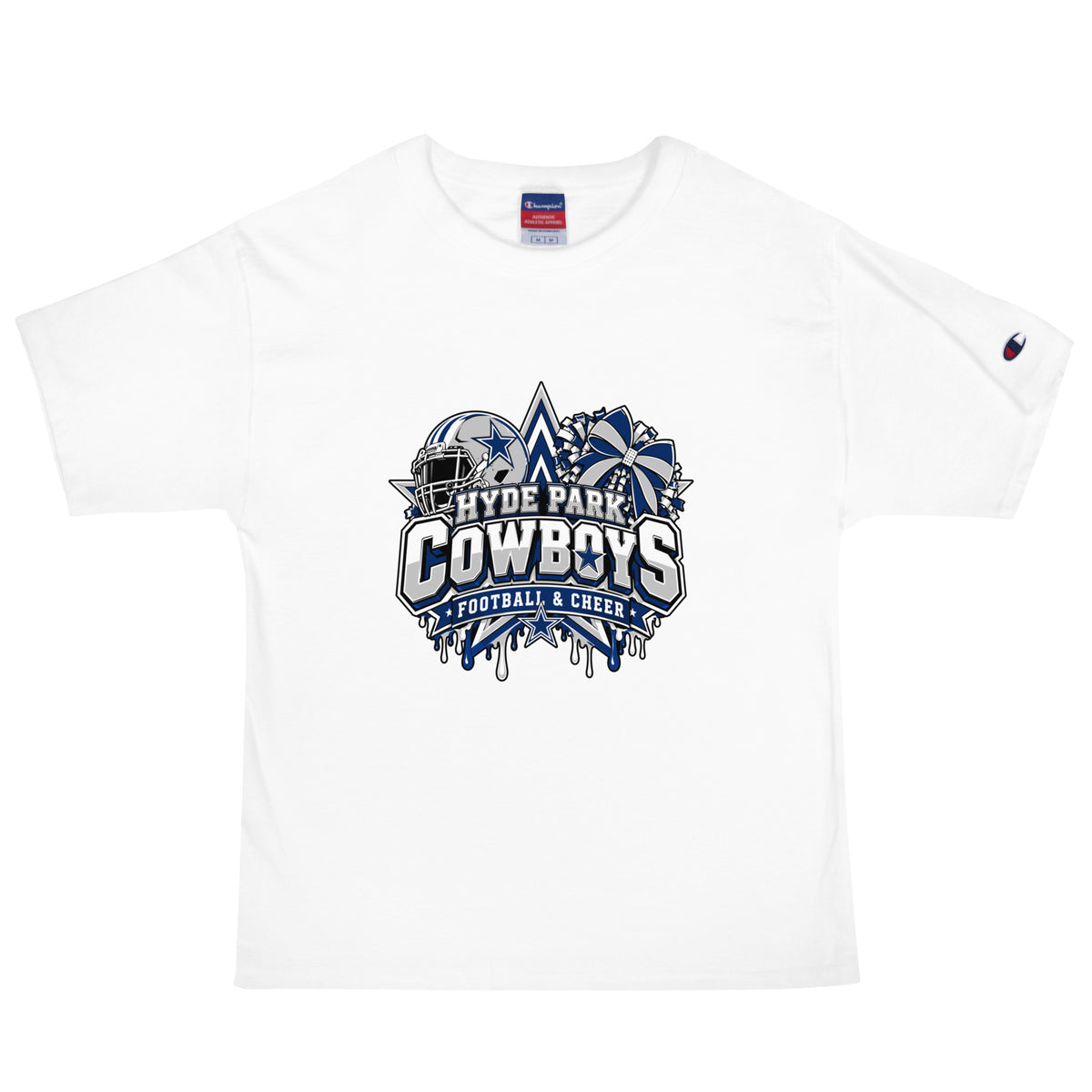 Signature | Champion T-Shirt | Hyde Park Cowboys | Crest Logo