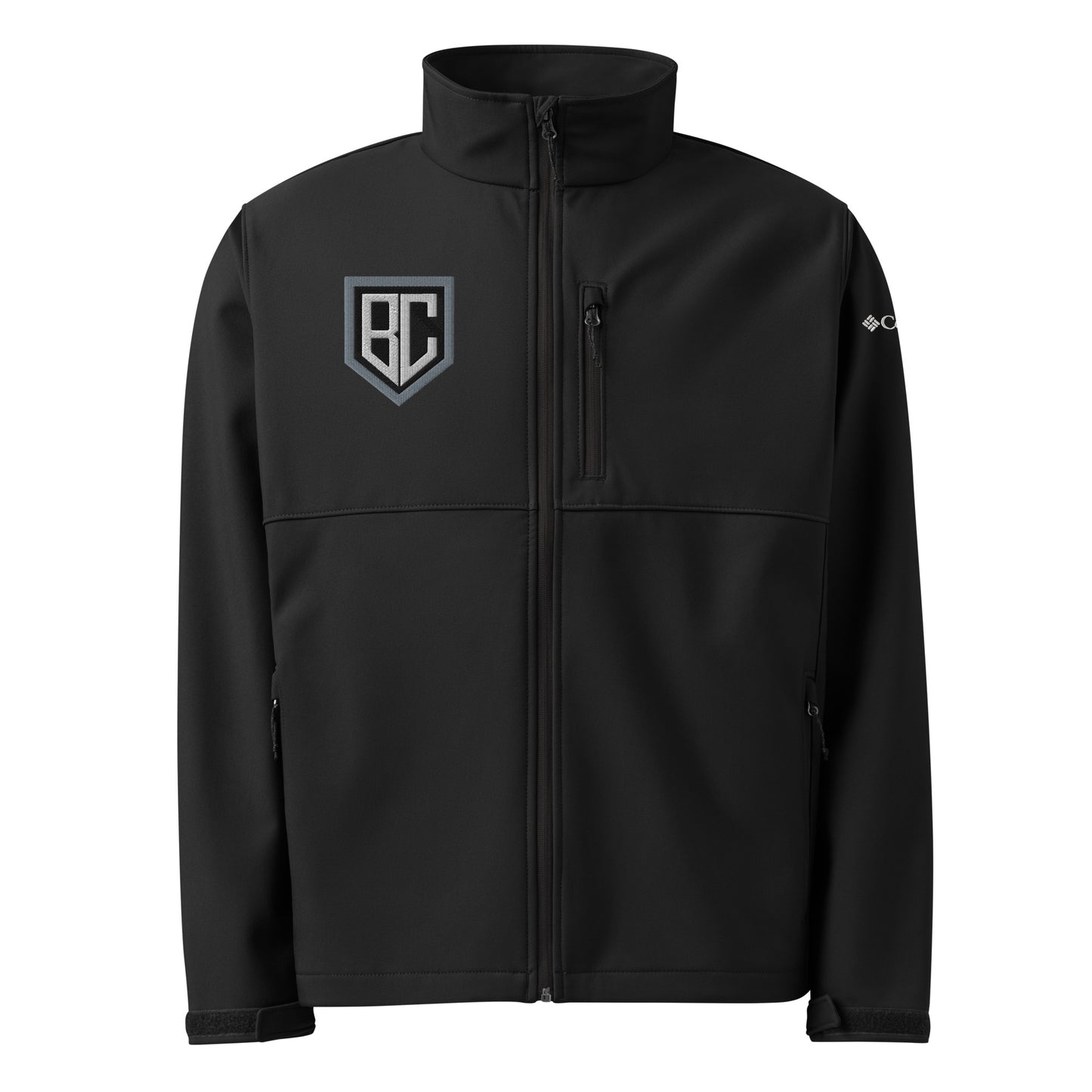 Signature | Columbia Soft Shell Jacket | Blue Collar Softball 2034 | Emblem Logo