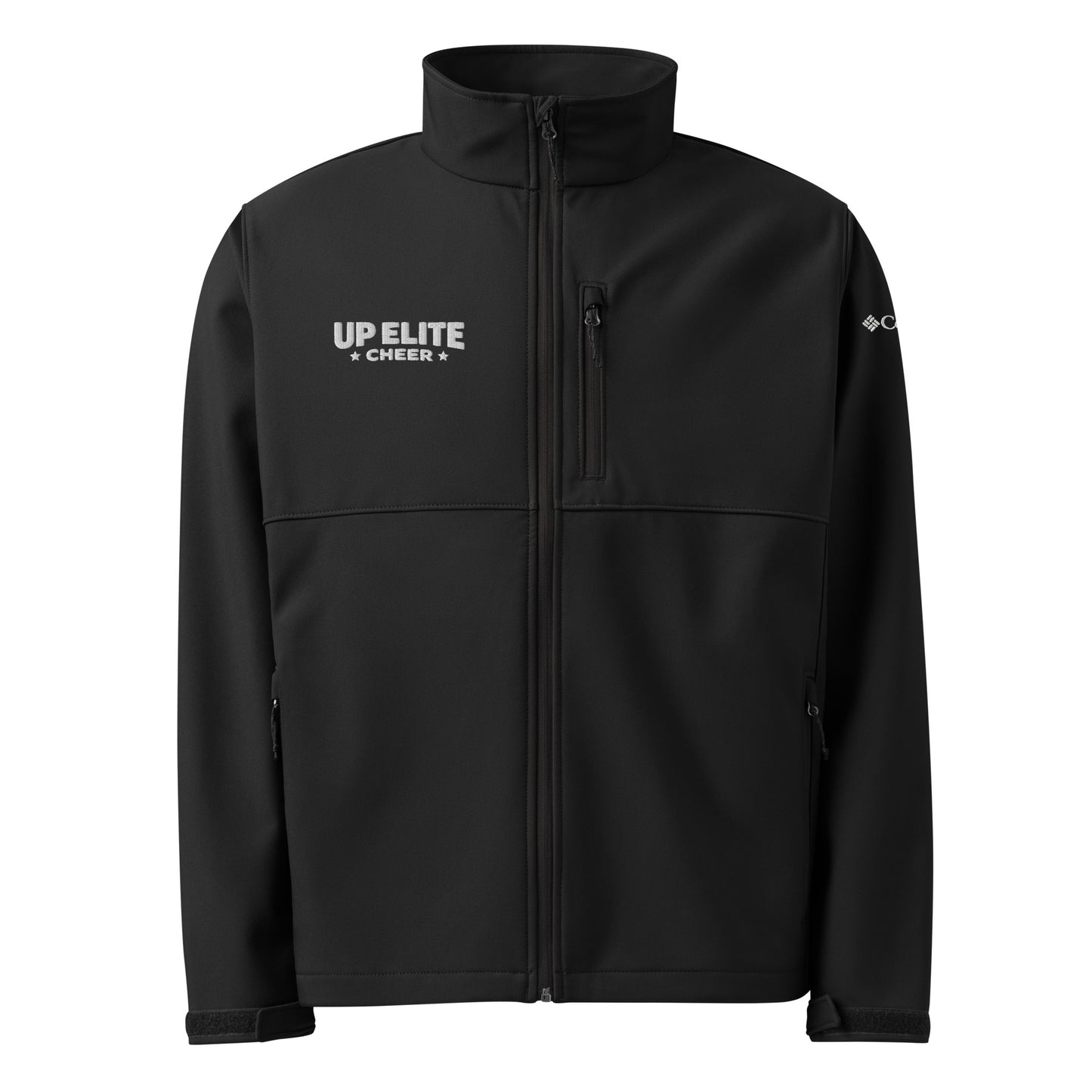 Signature | Columbia Soft Shell Jacket | UP Elite Cheer | Script Logo