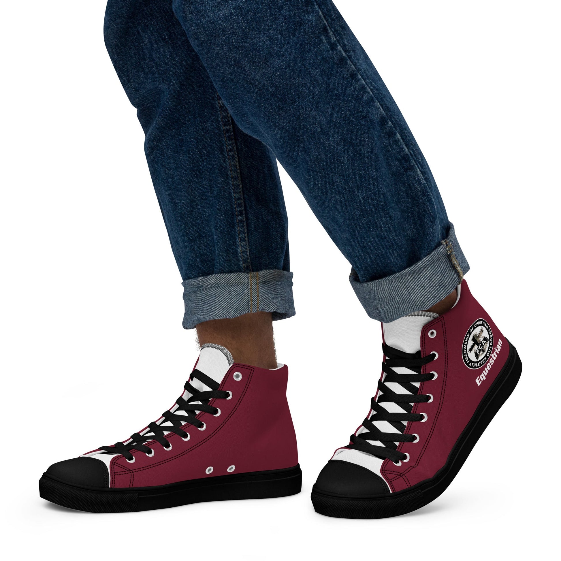 Men's High Top Canvas Shoes | FCA Equestrian