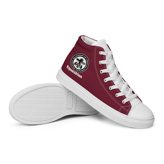 Men's High Top Canvas Shoes | FCA Equestrian