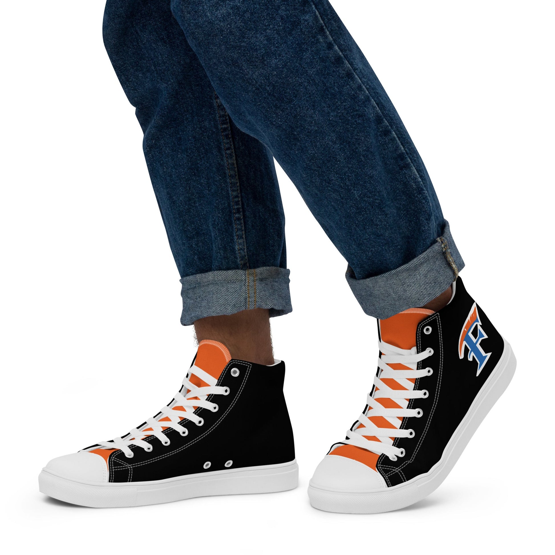 Men's High Top Canvas Shoes | FCA FINS Baseball