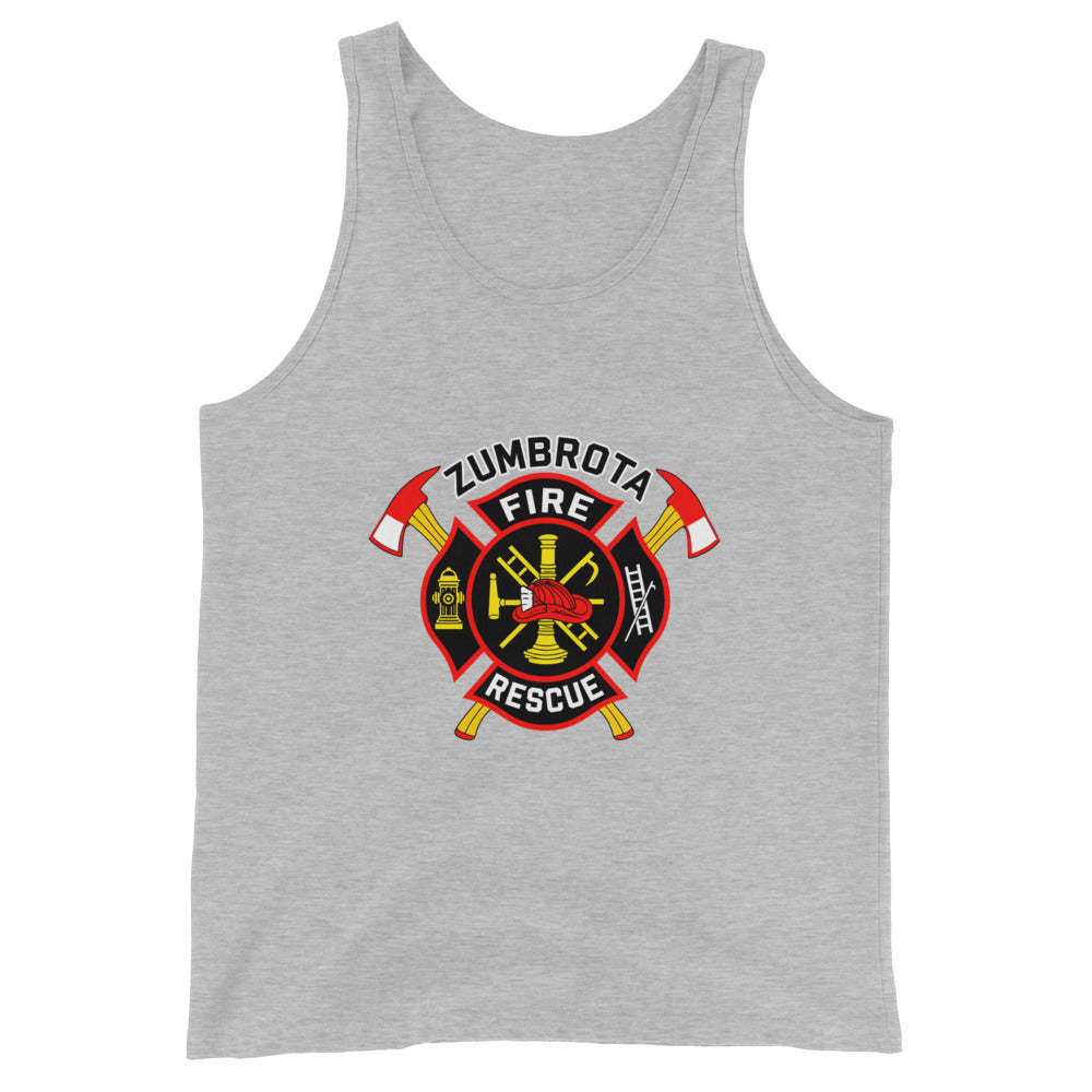 Performance | Tank Top | Zumbrota Fire Department | Vanguard Logo