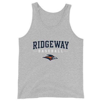 Performance | Tank Top | Ridgeway High School Baseball | Modern Script Logo