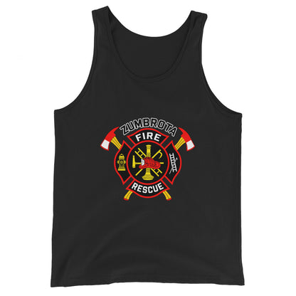 Performance | Tank Top | Zumbrota Fire Department | Vanguard Logo