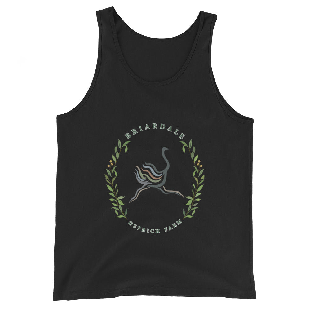 Performance | Tank Top | Briardale Ostrich Farm | Crest Logo