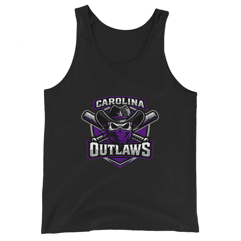Performance | Tank Top | Carolina Outlaws Baseball | Shield Logo