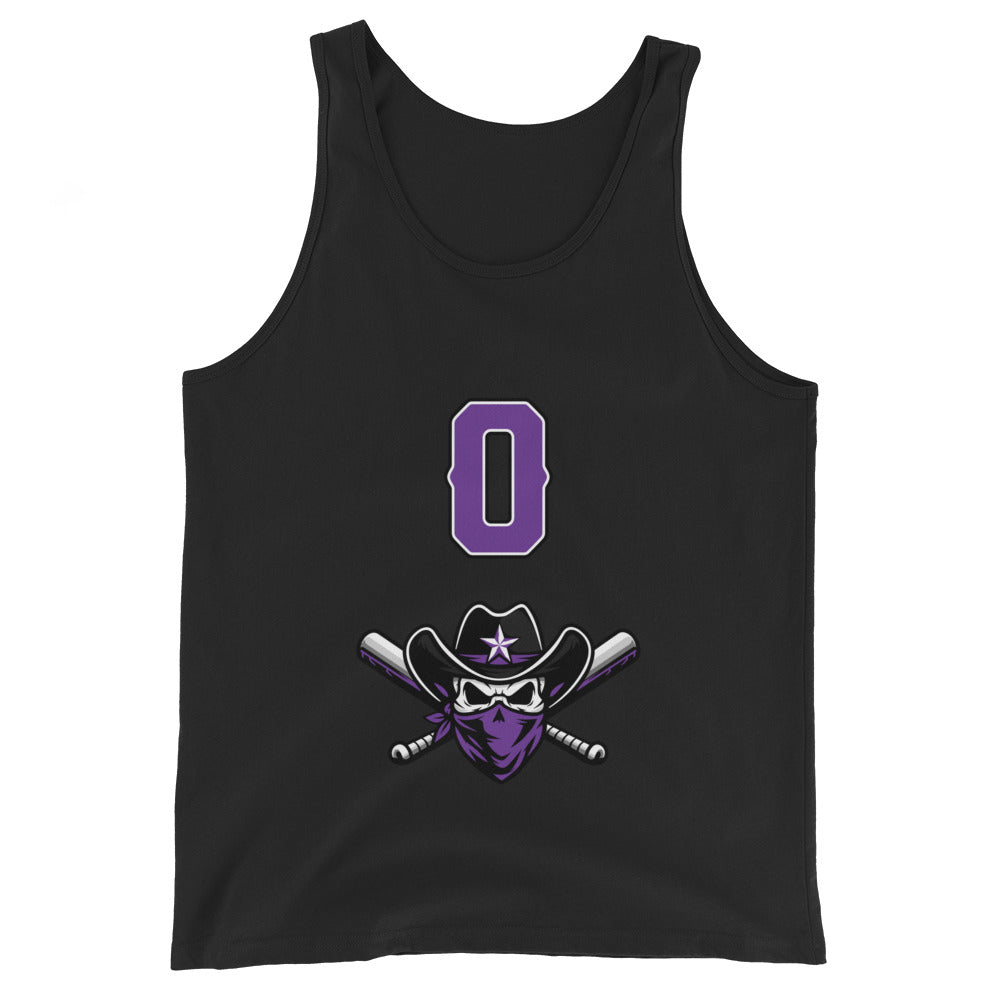 Performance | Tank Top | Carolina Outlaws Baseball | Purple Renegades Logo