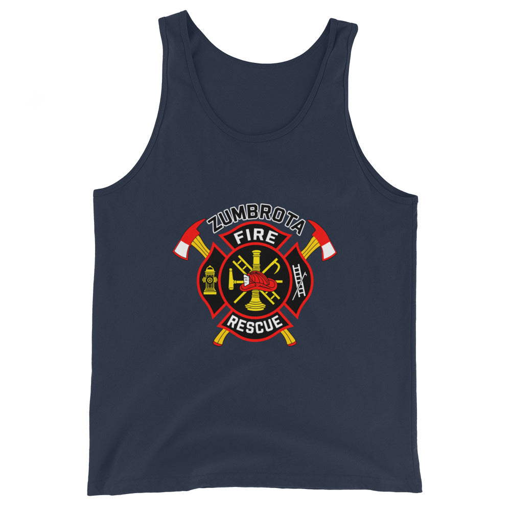 Performance | Tank Top | Zumbrota Fire Department | Vanguard Logo
