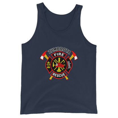 Performance | Tank Top | Zumbrota Fire Department | Vanguard Logo