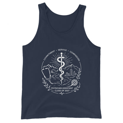Performance | Tank Top | Trine PA program | Crest Logo