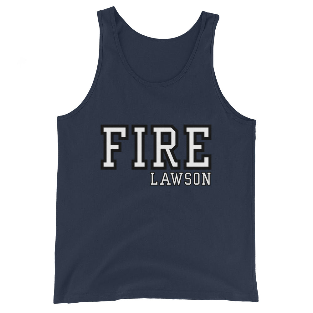 Performance | Tank Top | Lawson Fire Department | Script Logo