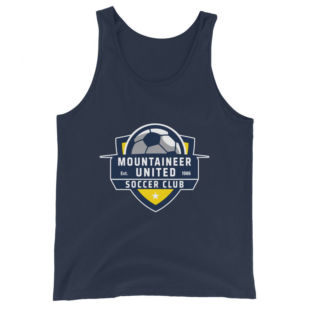 Performance | Tank Top | Mountaineer United Soccer Club | Alpine Crest Logo