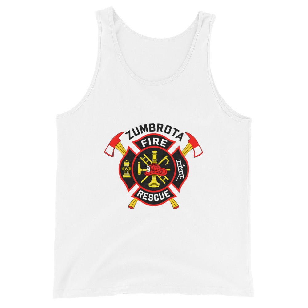 Performance | Tank Top | Zumbrota Fire Department | Vanguard Logo
