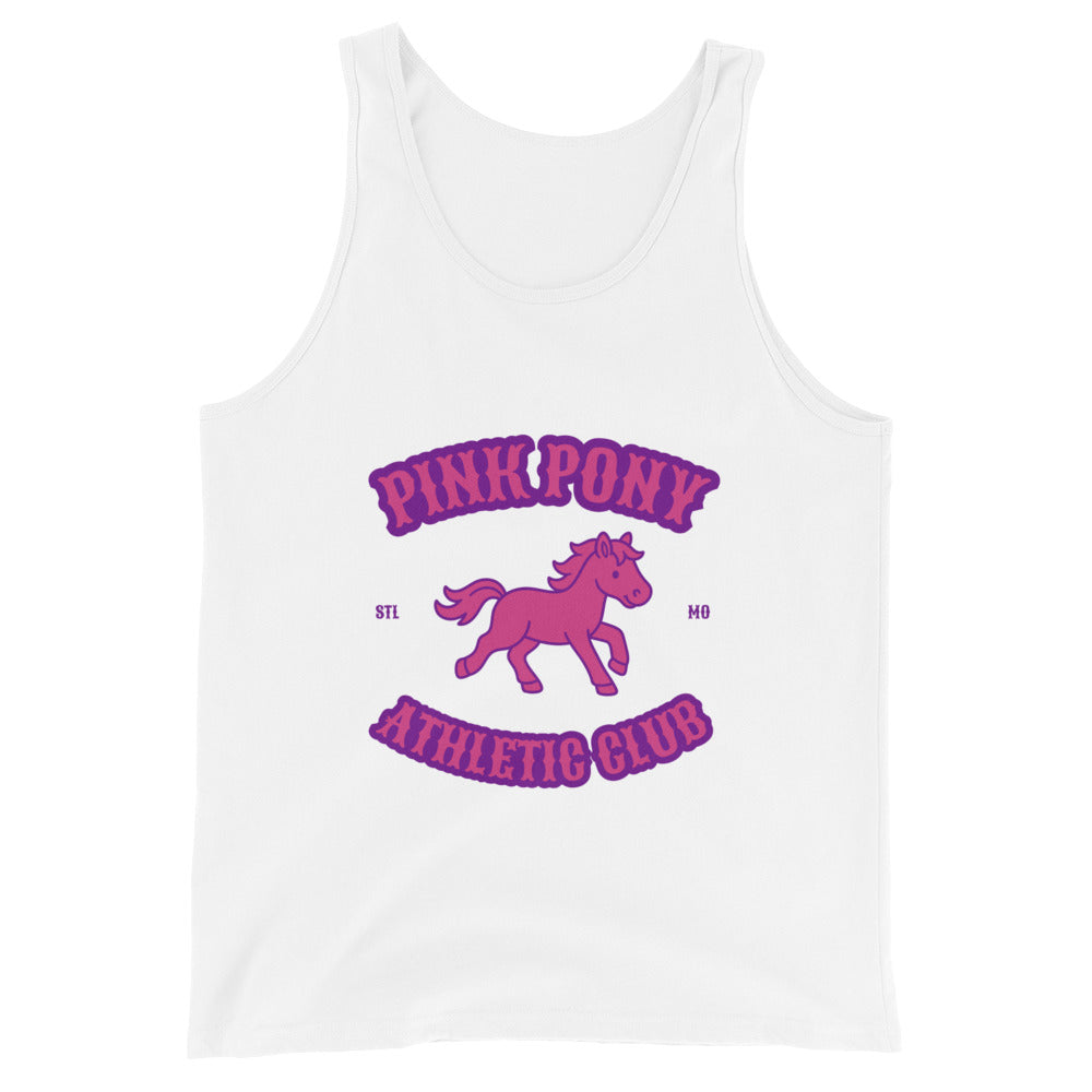 Performance | Tank Top | Pink Pony Athletic Club | Crest Logo