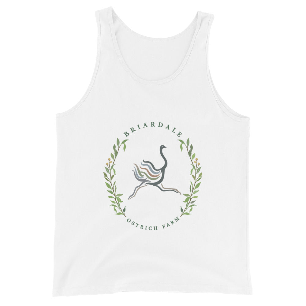 Performance | Tank Top | Briardale Ostrich Farm | Crest Logo