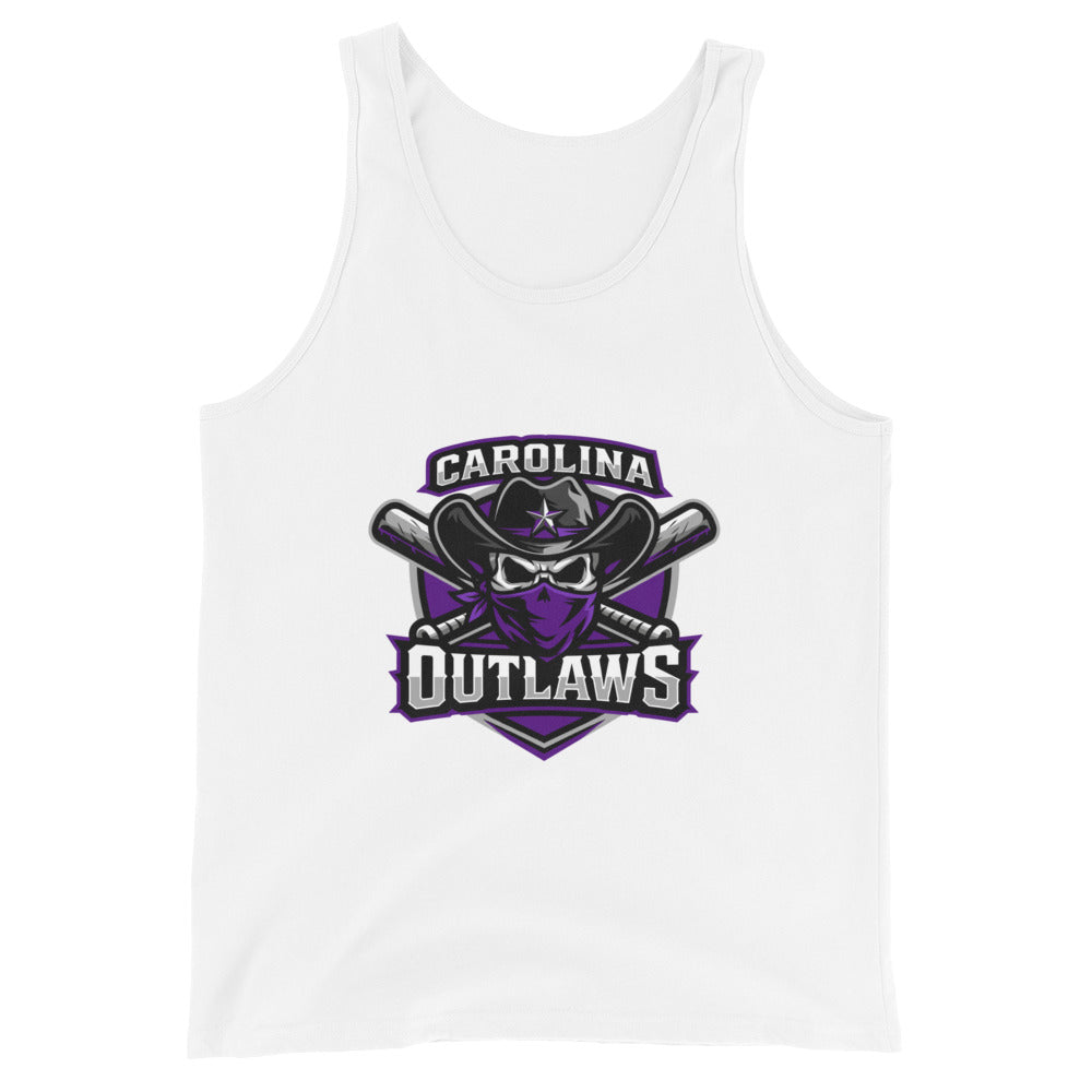 Performance | Tank Top | Carolina Outlaws Baseball | Shield Logo