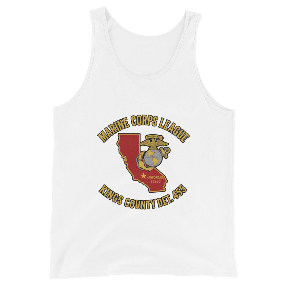 Performance | Tank Top | Marine Corps League kings County Det 455 | Crest Logo