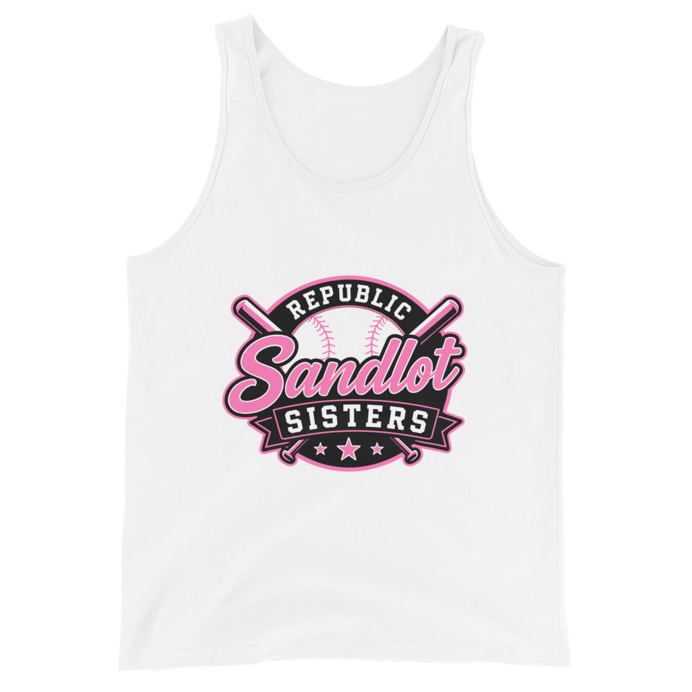 Performance | Tank Top | Sandlot Sisters | Badge Logo