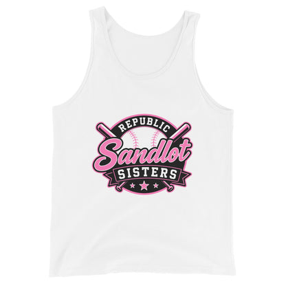 Performance | Tank Top | Sandlot Sisters | Badge Logo