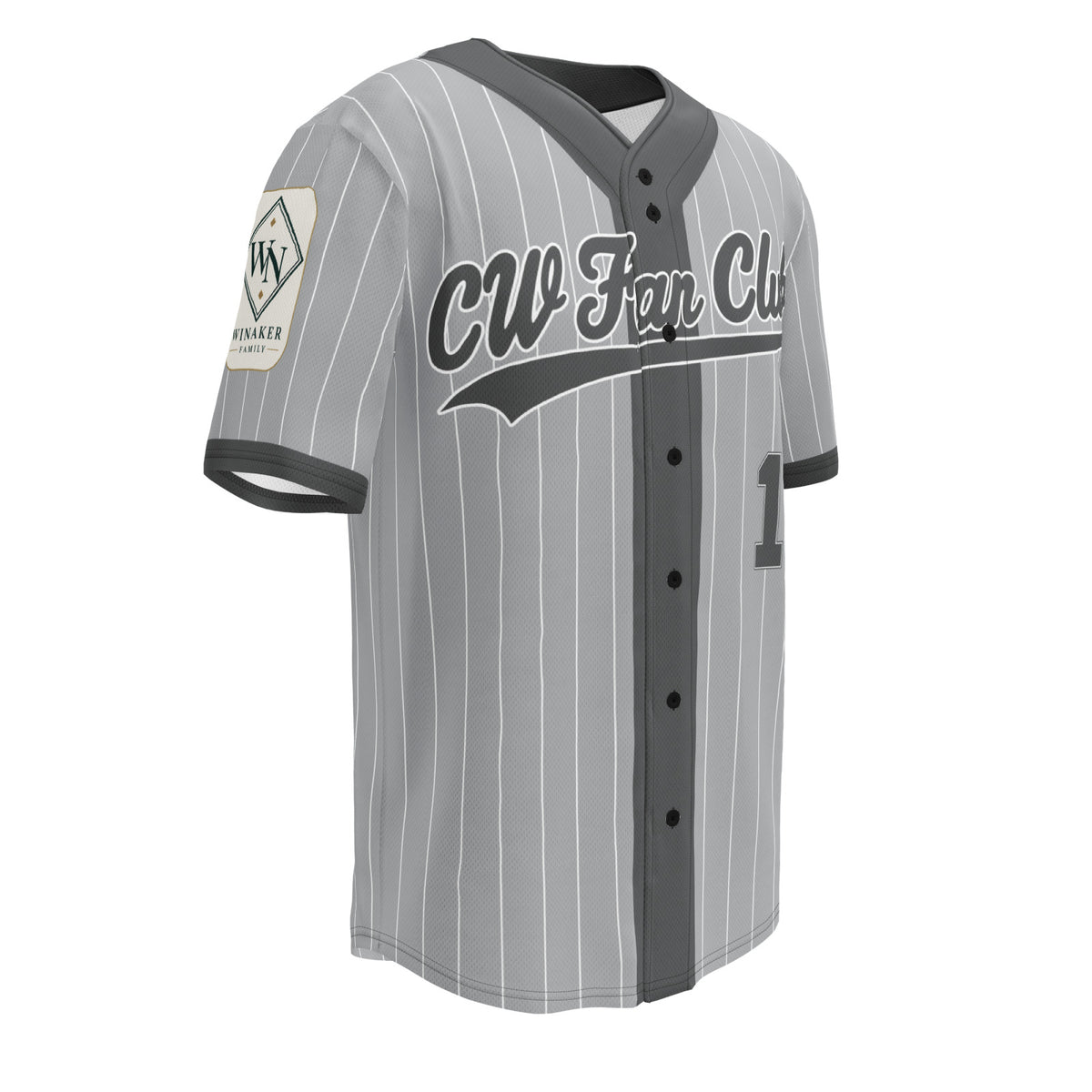 CW Fan Club jersey front and Winaker right sleeve