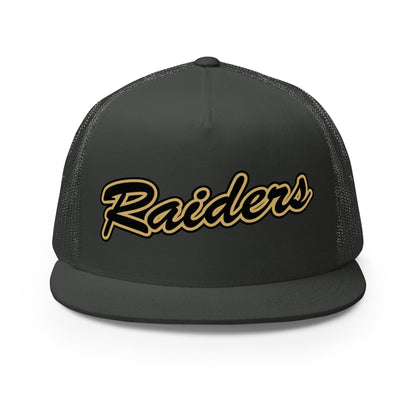 Performance | 5 Panel Trucker Cap | 12U Riverview Raiders | Script Logo