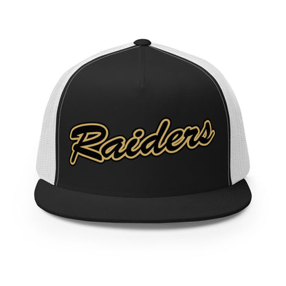 Performance | 5 Panel Trucker Cap | 12U Riverview Raiders | Script Logo
